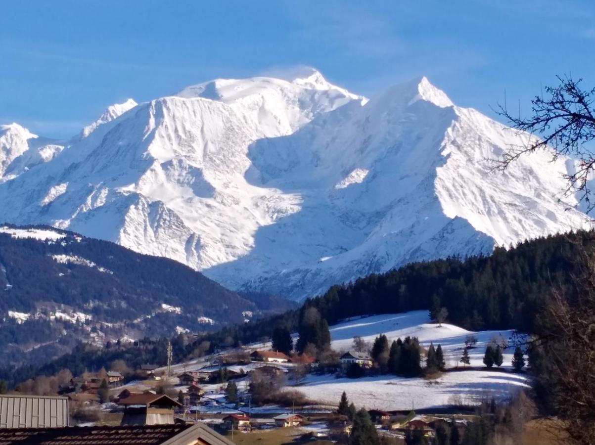 Bed and Breakfast La Ferme Du Mont-Blanc Combloux Exterior foto